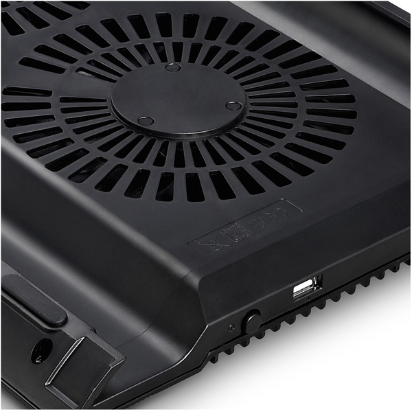 ნოუთბუქის გამაგრილებელი DeepCool N8, Laptop Cooling Stand, Black