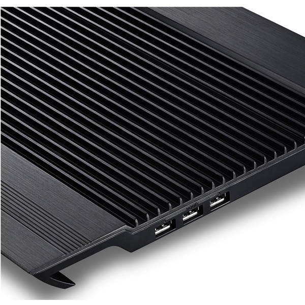 ნოუთბუქის გამაგრილებელი DeepCool N8, Laptop Cooling Stand, Black