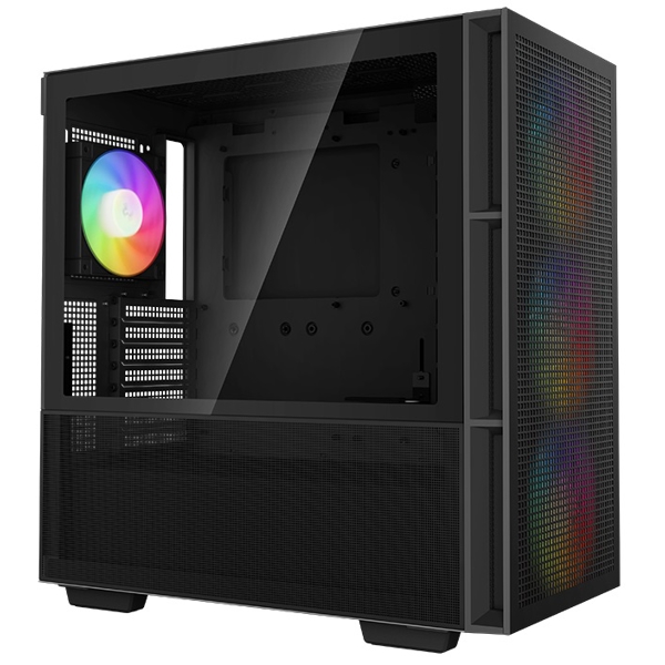 DeepCool CH560, Computer Case, MidT, Mini-ITX, Micro-ATX, ATX, E-ATX, USB 3.0, Type-C, Black