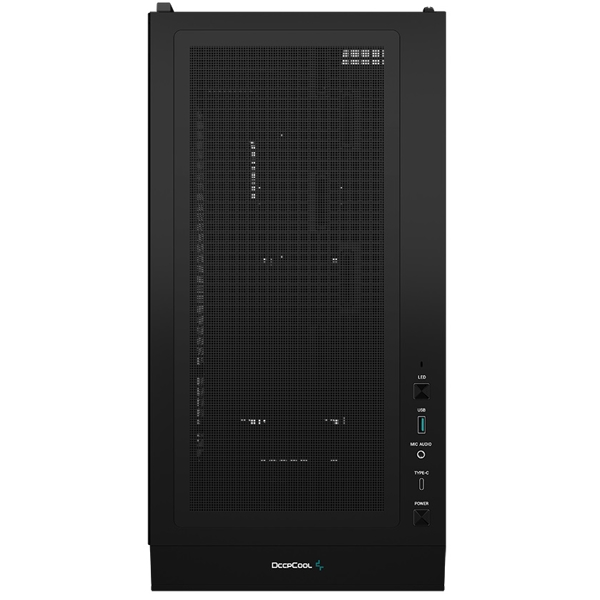 DeepCool CH560, Computer Case, MidT, Mini-ITX, Micro-ATX, ATX, E-ATX, USB 3.0, Type-C, Black