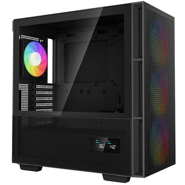 DeepCool CH560 DIGITAL, Computer Case, MidT, Mini-ITX, Micro-ATX, ATX, E-ATX, USB 3.0, Type-C, Black