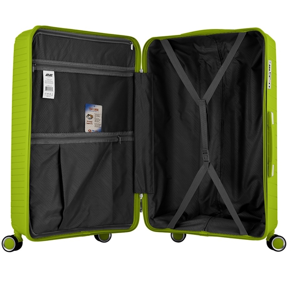 2E 2E-SPPS-L-AG Sigma, 98L, Suitcase, Green apple