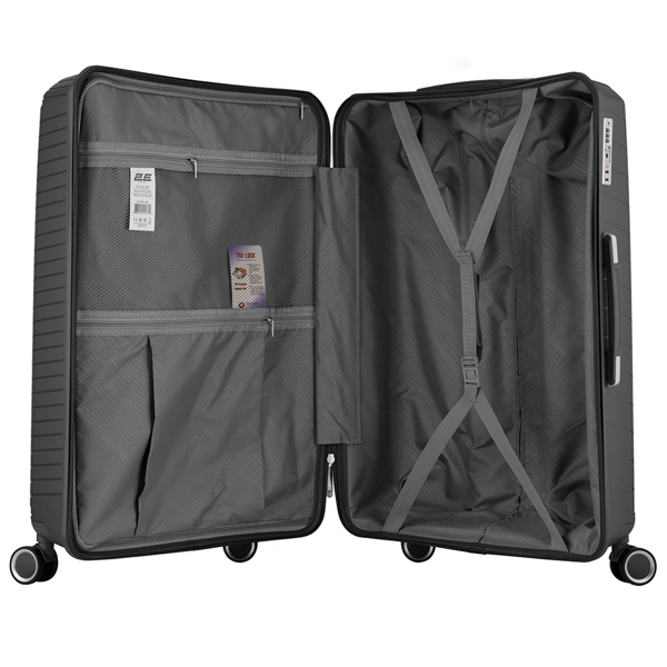 სამოგზაურო ჩანთა 2E 2E-SPPS-L-GR Sigma, 98L, Suitcase, Graphite