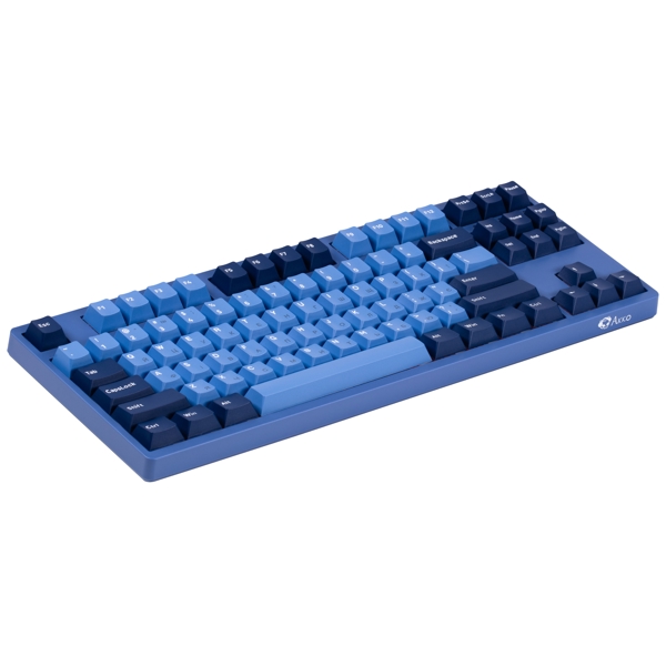 კლავიატურა Akko 3087 V2 DS Ocean Star, V2 Pink, Wired, USB, Gaming Keyboard, Blue