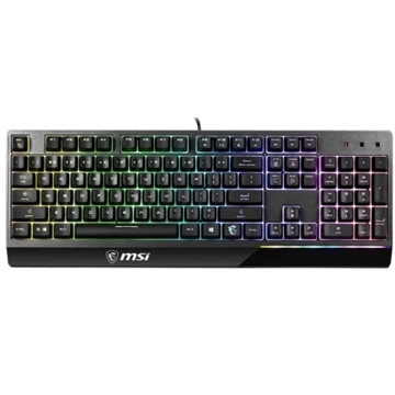 კლავიატურა MSI S11-04RU236-CLA VIGOR GK30, Wired, RGB, USB, Gaming Keyboard, Black