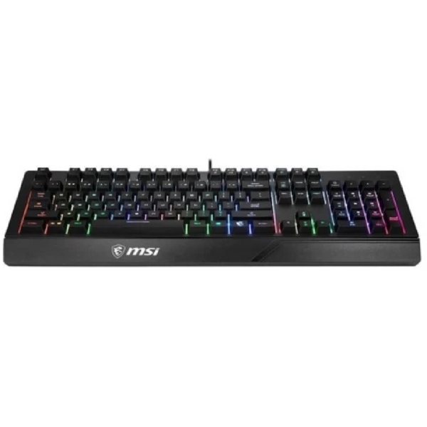 კლავიატურა MSI S11-04RU230-CLA Vigor GK20, Wired, RGB, USB, Gaming Keyboard, Black