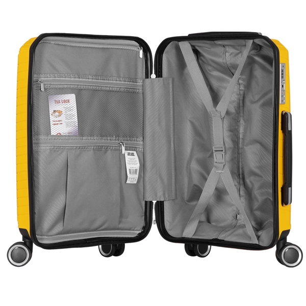 2E 2E-SPPS-S-YL Sigma, 36L, Suitcase, Yellow