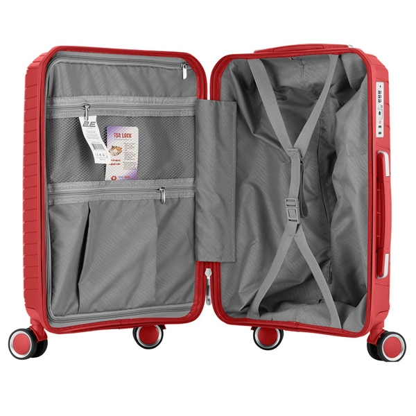 სამოგზაურო ჩანთა 2E 2E-SPPS-S-RD Sigma, 36L, Suitcase, Red