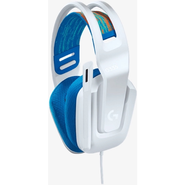 Logitech L981-001018 G335, Gaming Headset, Wired, USB, White