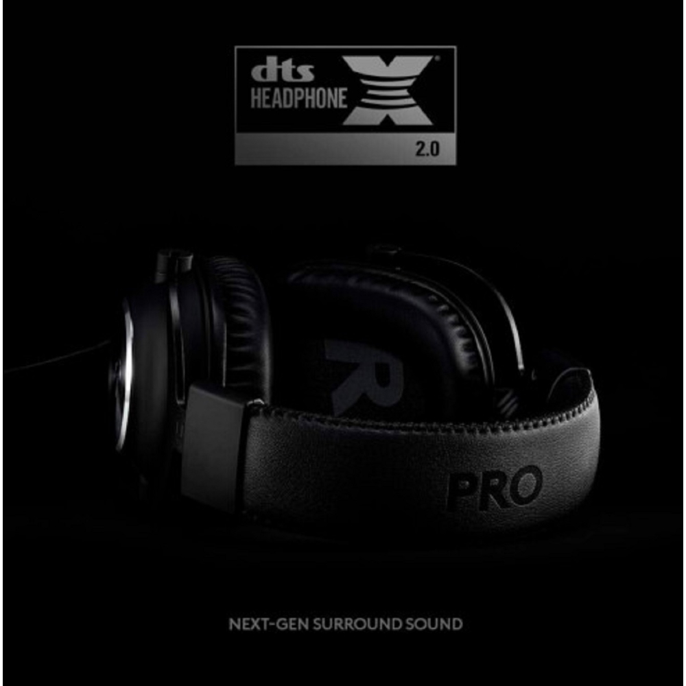Logitech L981-000818 Pro X, Gaming Headset, Wired, USB, Black
