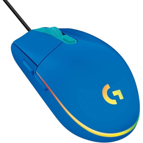 მაუსი Logitech L910-005798 G203 Lightsync, Wired, USB, Gaming Mouse, Blue