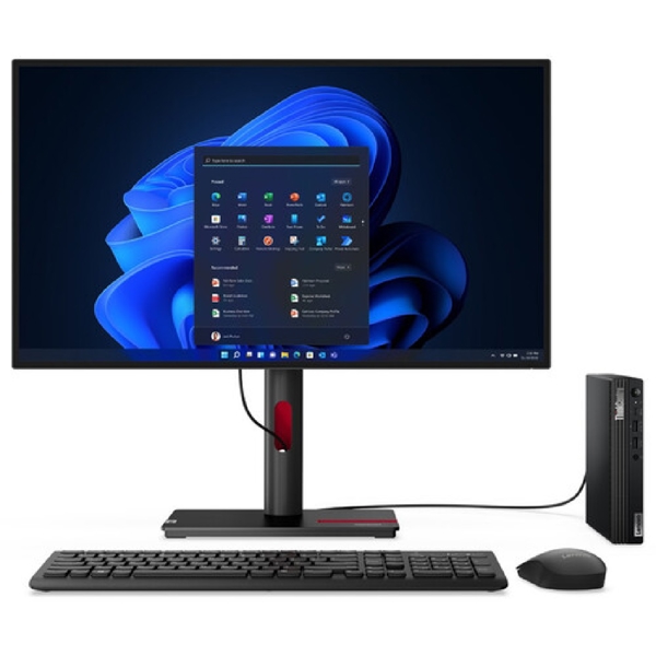 Lenovo 11T4SBKN00 ThinkCentre M70q Gen 3, i5-12400T, 16GB, 512GB SSD, Integrated, Black