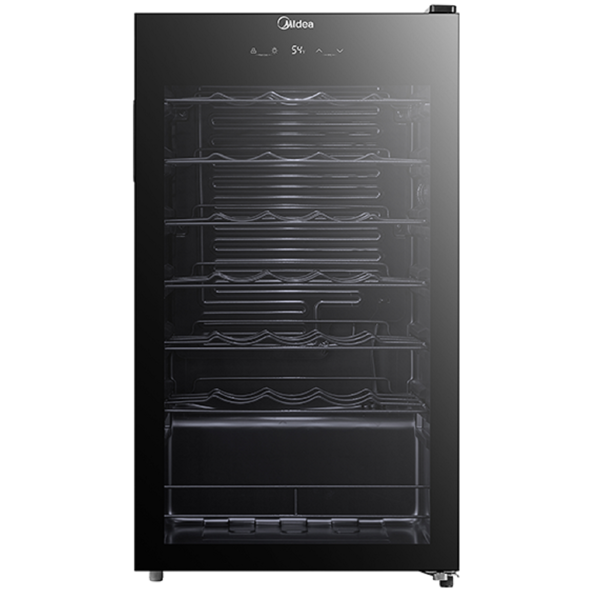 Midea MDRW150FGG22, 93L, B, Wine Refrigerator, Black