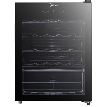 ღვინის მაცივარი Midea MDRW111FGG22, 66L, B, Wine Refrigerator, Black