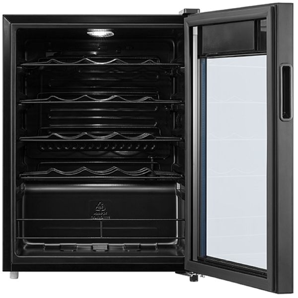 Midea MDRW111FGG22, 66L, B, Wine Refrigerator, Black