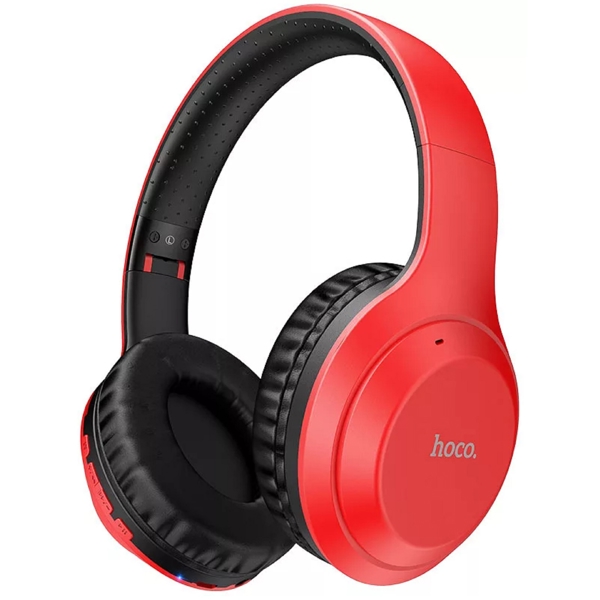 ყურსასმენი Hoco W30 Fun Move, Headset, Wireless, Bluetooth, Red