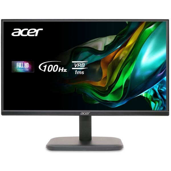 Acer UM.QE1EE.H02 EK241YHBI, 23.8", Monitor, FHD, VA, HDMI, VGA, Black