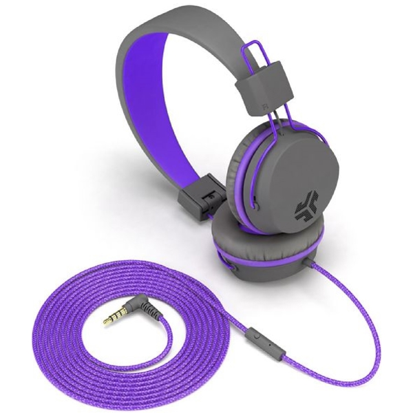 ყურსასმენი Jlab IEUHJKSTUDIORGRYPRP6 JBuddies, Headset, Wired, 3.5mm, Grey