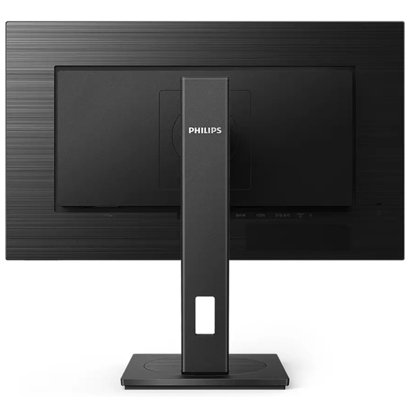 მონიტორი Philips 242S1AE/00, 23.8", Monitor, FHD, IPS, VGA, DVI-D, HDMI, DP, Black