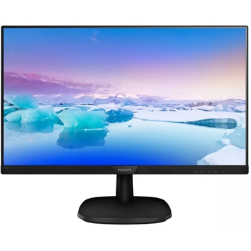 მონიტორი Philips 273V7QDAB/01, 27", Monitor, FHD, IPS, VGA, DVI-D, HDMI, Black