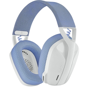 Logitech L981-001074 G435, Gaming Headset, Wireless, BT, USB, 3.5mm, White/Blue