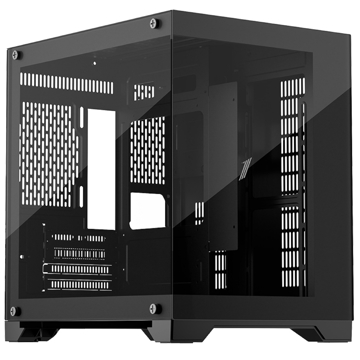 ქეისი 1STPlayer MV5-T, Computer Case, MiniT, M-ATX, ITX, 2xUSB 3.0, USB 2.0, Black