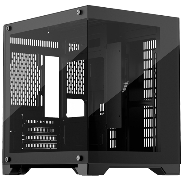 1STPlayer MV5-T, Computer Case, MiniT, M-ATX, ITX, 2xUSB 3.0, USB 2.0, Black