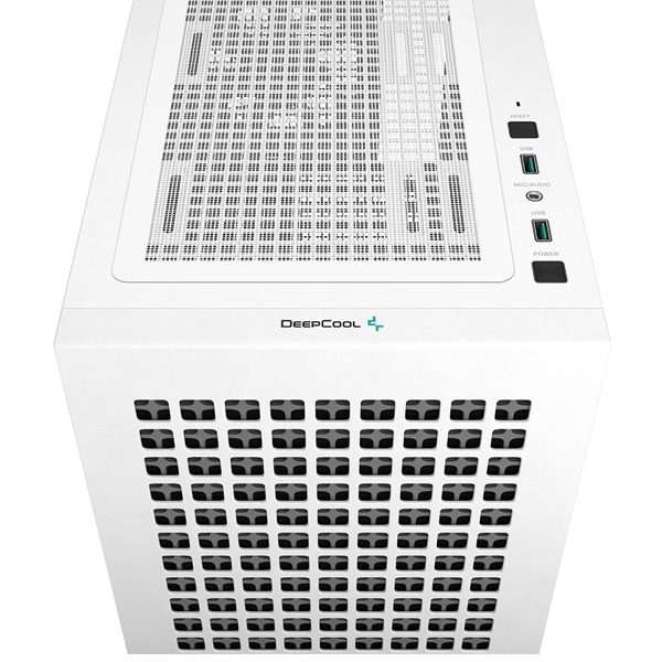 Deepcool CH370 WH, Computer Case, Mini-ITX, Micro-ATX, 2xUSB 3.0, White