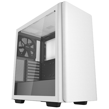 DeepCool CK500 WH, Computer Case, MidT, Mini-ITX, Micro-ATX, ATX, E-ATX, 2xUSB 3.0, USB-C, White