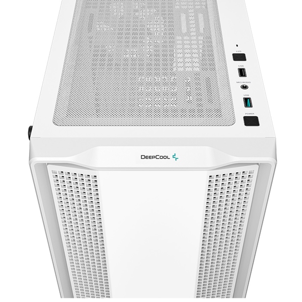 DeepCool CC360 WH ARGB, Computer Case, Mini-ITX, Micro-ATX, USB 3.0, USB 2.0, White