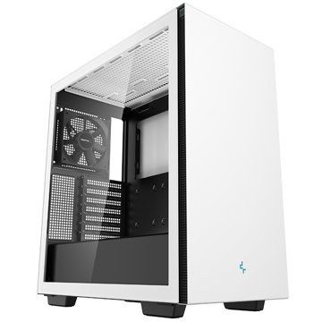 DeepCool CH510 WH, Computer Case, MidT, Mini-ITX, Micro-ATX, ATX, E-ATX, 2xUSB 3.0, White