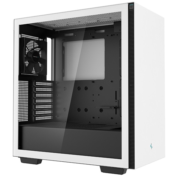 ქეისი DeepCool CH510 WH, Computer Case, MidT, Mini-ITX, Micro-ATX, ATX, E-ATX, 2xUSB 3.0, White