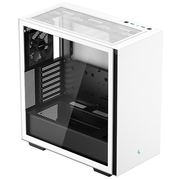 ქეისი DeepCool CH510 WH, Computer Case, MidT, Mini-ITX, Micro-ATX, ATX, E-ATX, 2xUSB 3.0, White