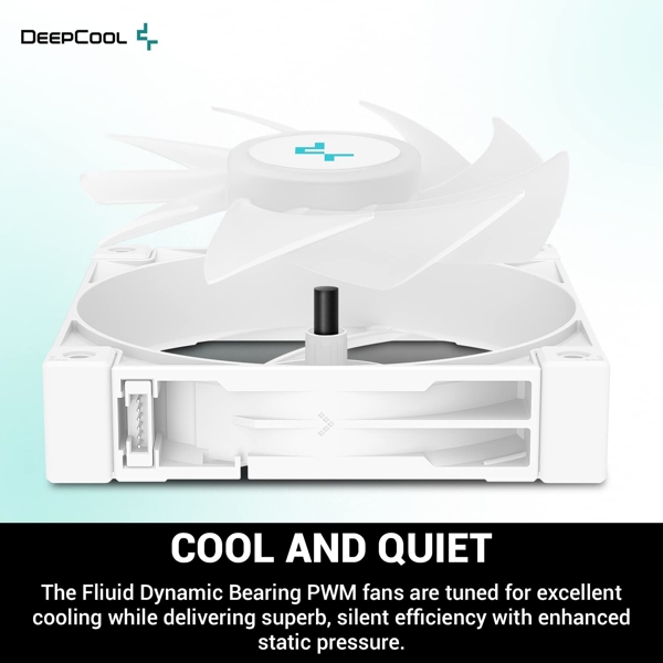 DeepCool LS720 WH, ARGB, 120mm, Liquid Cooling, White