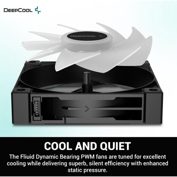 DeepCool LS720, ARGB, 120mm, Liquid Cooling, Black