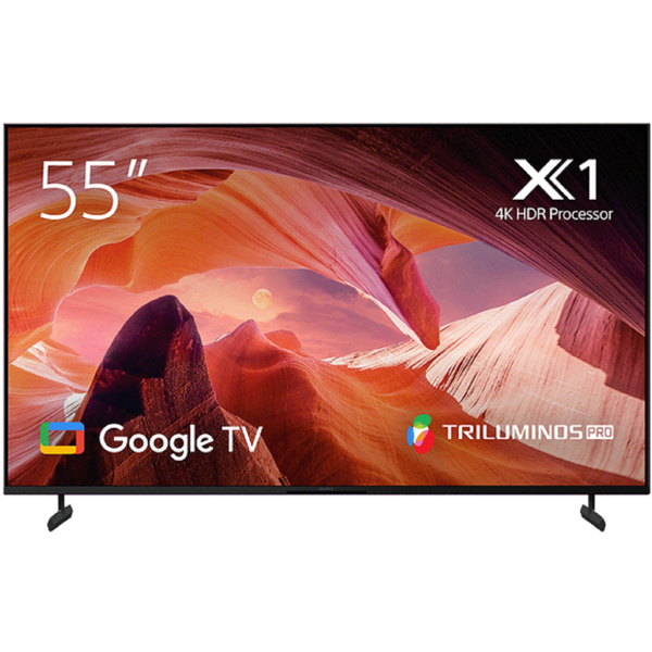 ტელევიზორი Sony KD55X80L Bravia, 55", 4K UHD, Smart TV, USB, HDMI, LAN, BT, WIFI, Black