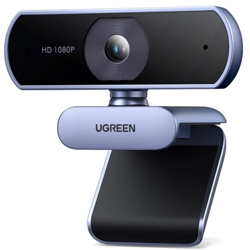 UGREEN 15728, 2Mp, FHD, Built-in Microphone, Webcam, Gray/Black