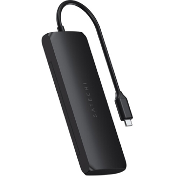 USB ჰაბი Satechi ST-UCHSEK, 4-in-1, USB-C, USB-A, HDMI, Hub, Black