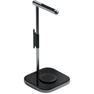 უსადენო დამტენი Satechi ST-UCHSMCM, Headphone Stand With Wireless Charger, Gray