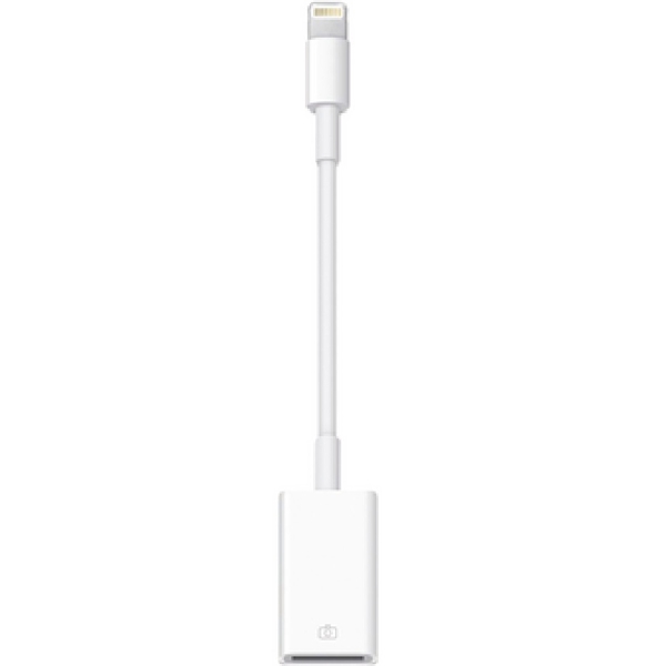 USB ადაპტერი Apple MD821ZM/A Lightning to USB-A, Adapter, White