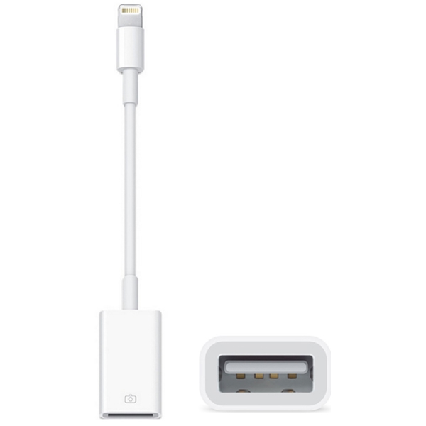 USB ადაპტერი Apple MD821ZM/A Lightning to USB-A, Adapter, White