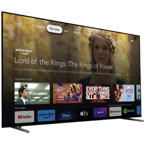 Sony XR55A80L Bravia, 55", 4K UHD, Smart TV, Android TV, USB, HDMI, LAN, BT, WIFI, Black