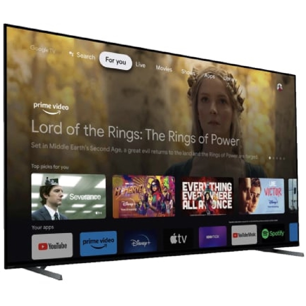 Sony XR65A80L Bravia, 65", 4K UHD, Smart TV, Android TV, USB, HDMI, LAN, BT, WIFI, Black