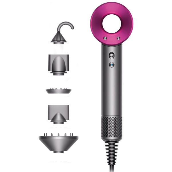 Dyson HD08, 1600W, Hair Dryer, Silver