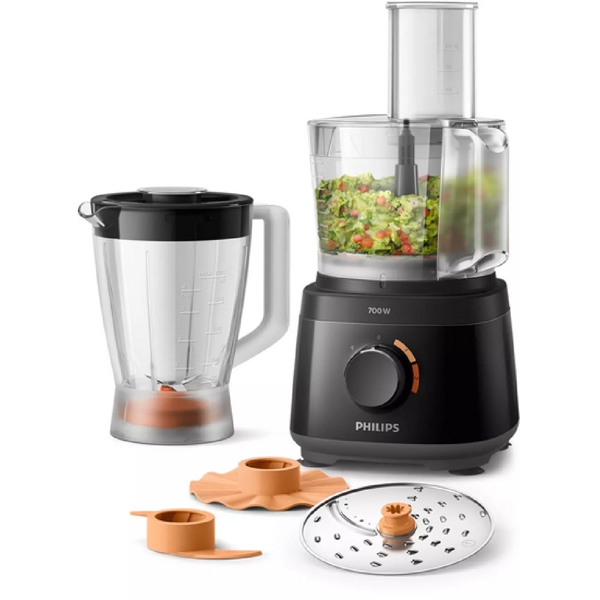 სამზარეულოს კომბაინი Philips HR7320/11, 700W, 2.1L, Food Processor, Black