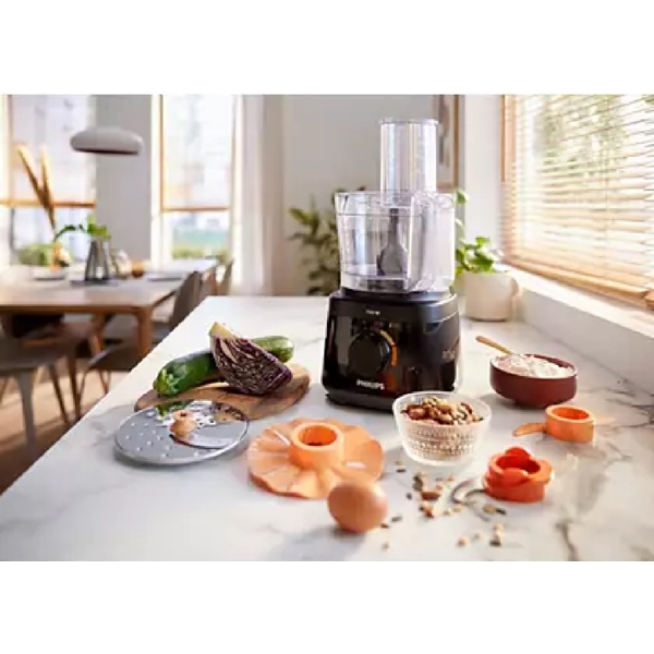 სამზარეულოს კომბაინი Philips HR7320/11, 700W, 2.1L, Food Processor, Black