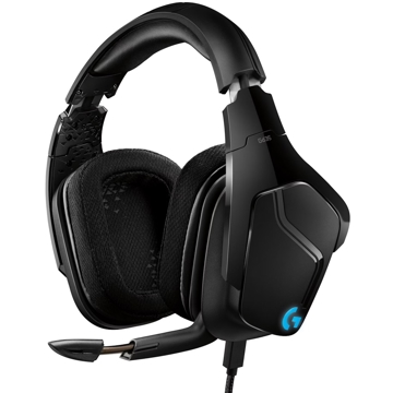 ყურსასმენი Logitech 981-000750 Lightsync G G635, Gaming Headset, Wired, USB, Black