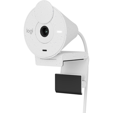 Logitech 960-001442 Brio 300, 2MP, Built-in Microphone, Webcam, White