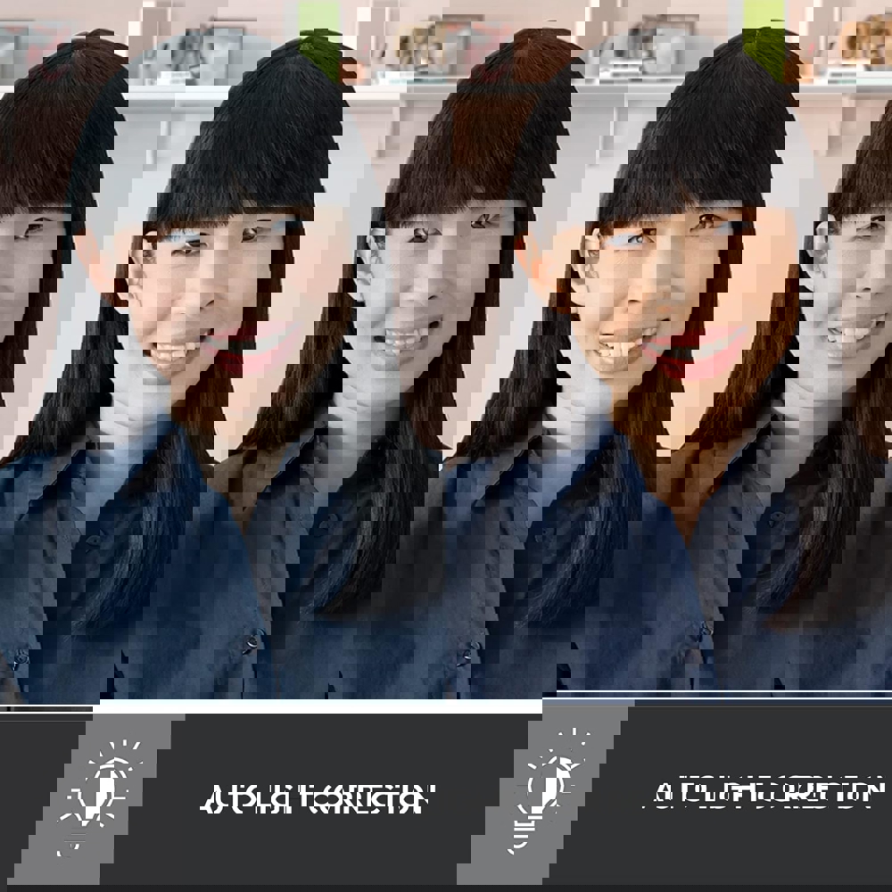 ვებკამერა Logitech 960-001442 Brio 300, 2MP, Built-in Microphone, Webcam, White