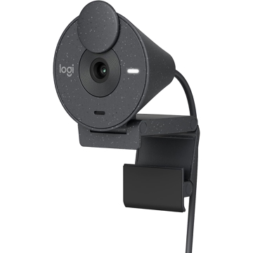 Logitech 960-001436 Brio 300, 2MP, Built-in Microphone, Webcam, Black